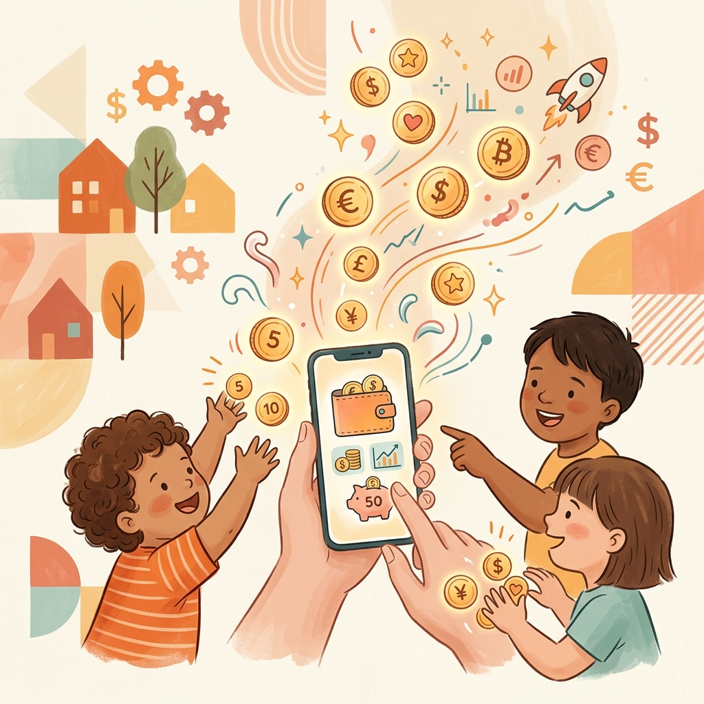 How to Teach Kids About Money in a Cashless World