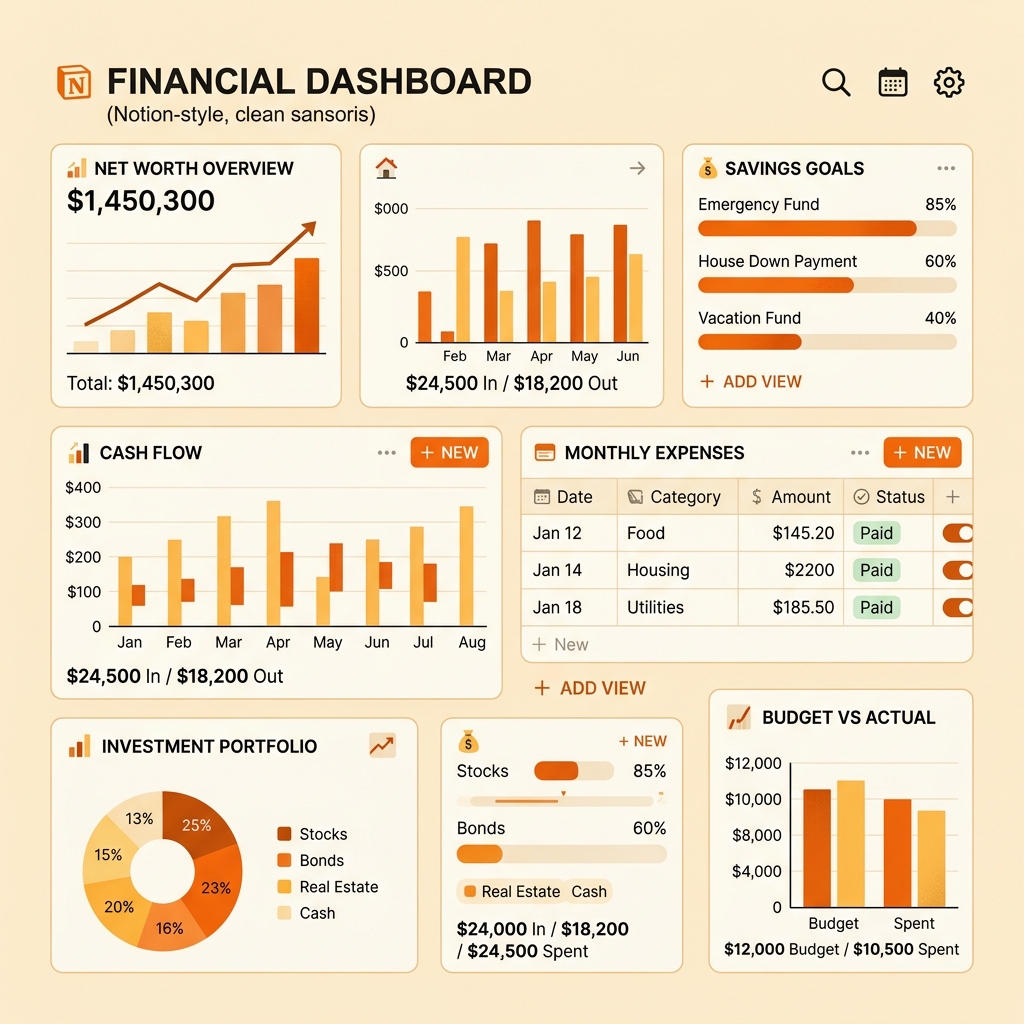 Notion for Personal Finance: Build Your Own Money Dashboard